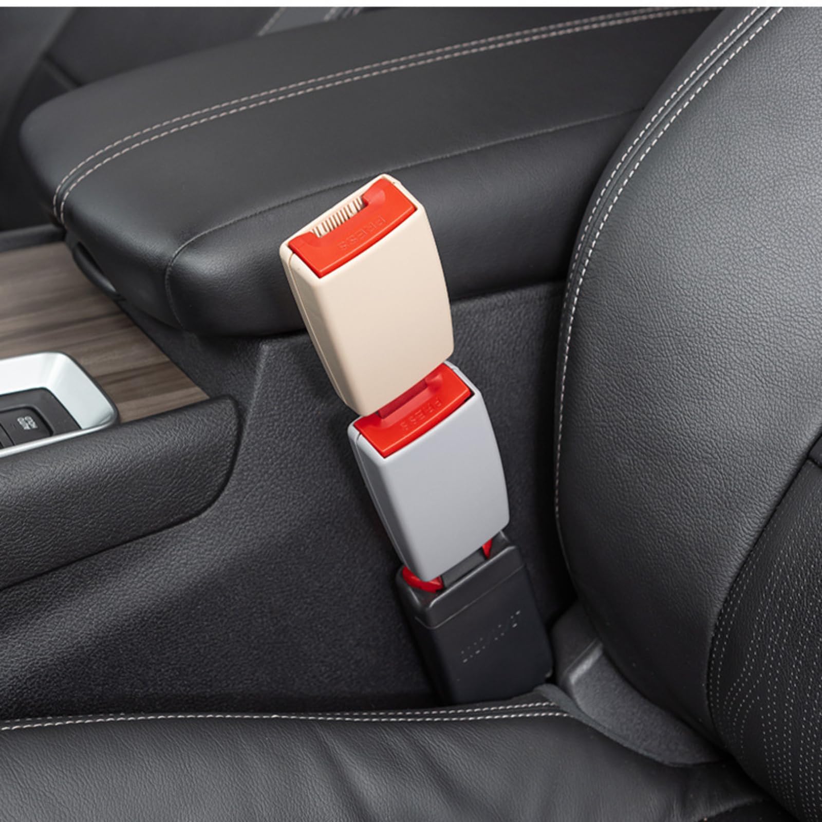 Car seat Belt Extender, seat Belt Shoulder Guard, Padded Extension Buckle, Plug Buckle, seat Belt Clip, auto Parts (2 Pack) — view 8
