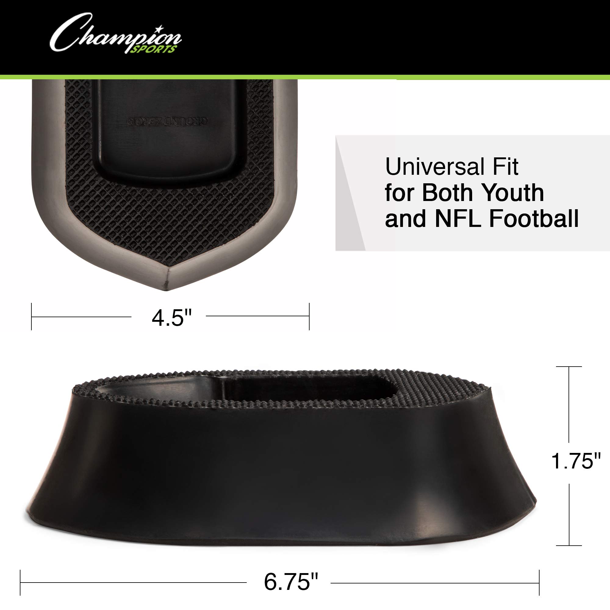 Champion Sports Kickoff Tee 2,5 cm – American Football – Schwarz – 2,5 cm