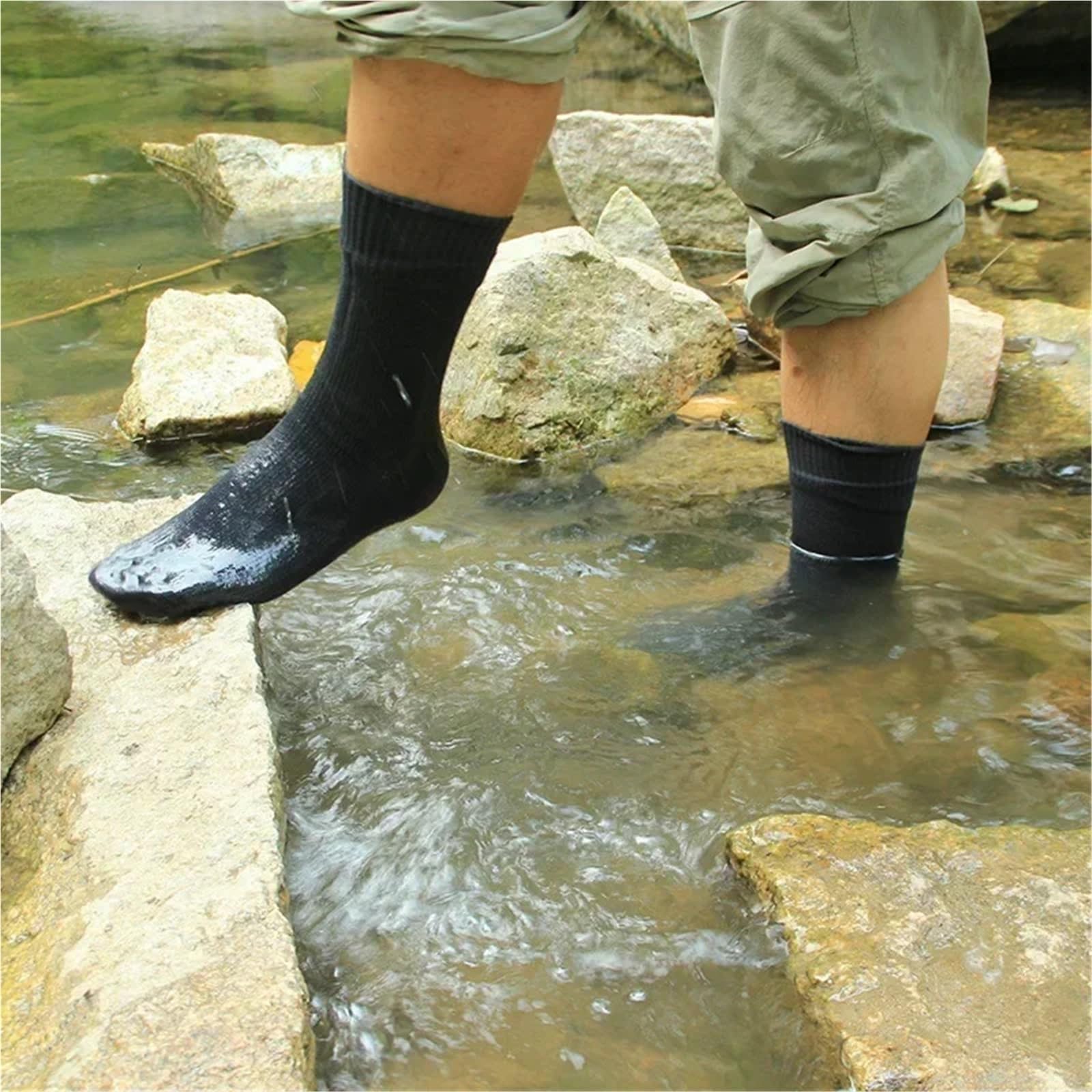 Chaussettes en Rayonne imperméables et Respirantes for la randonnée, Le Ski, pêche, sans Couture, Les Sports de Plein air, Unisexes, Livraison directe