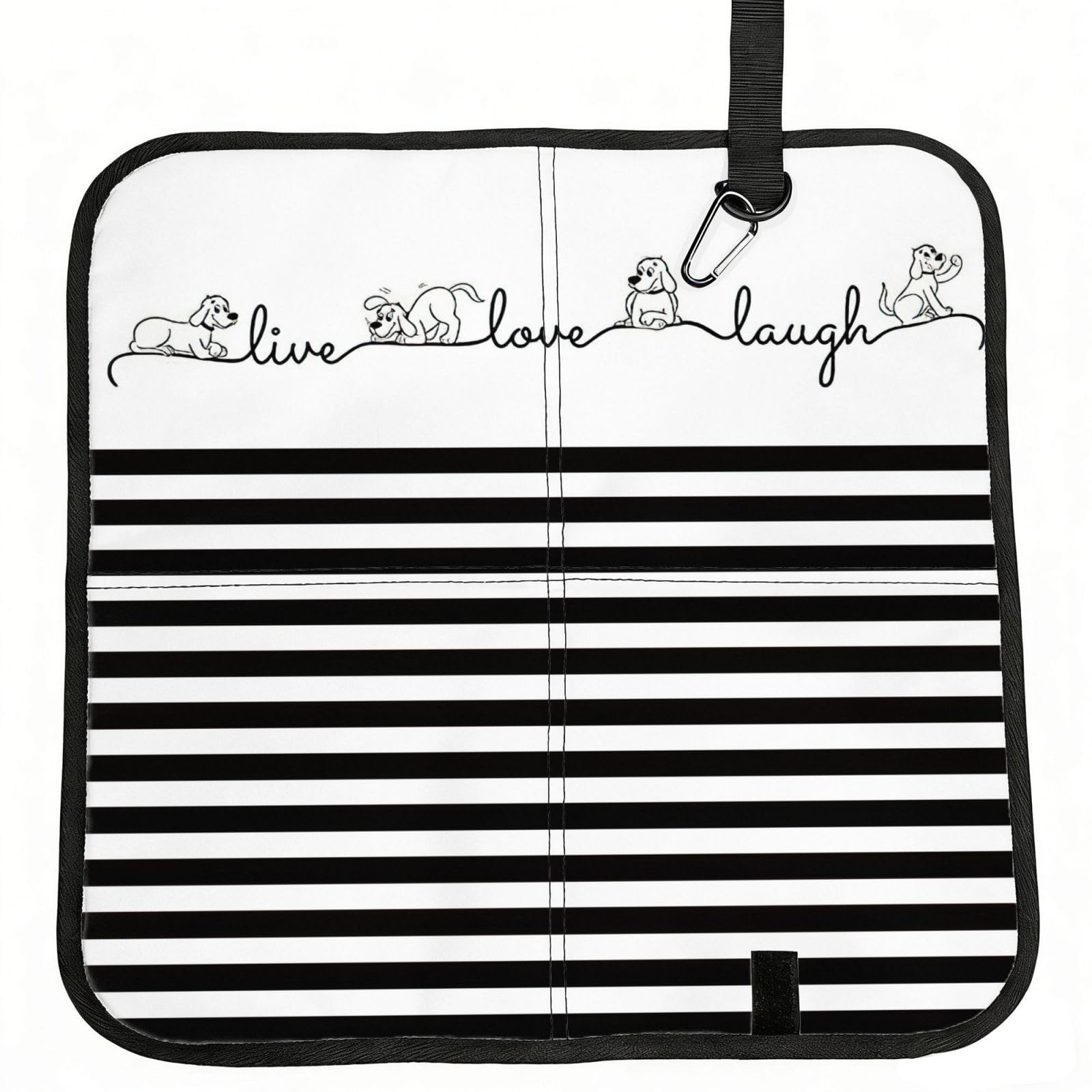 AYYQWE Cute Animal Farm Dog Print Foldable Seat Cushion Portable Chair Pad Office Commuting Picnic Camping Outdoor