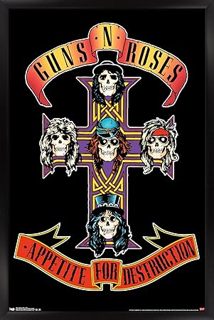 Amazon.com: Trends International Guns N' Roses - Cross Wall Poster, 22. ...
