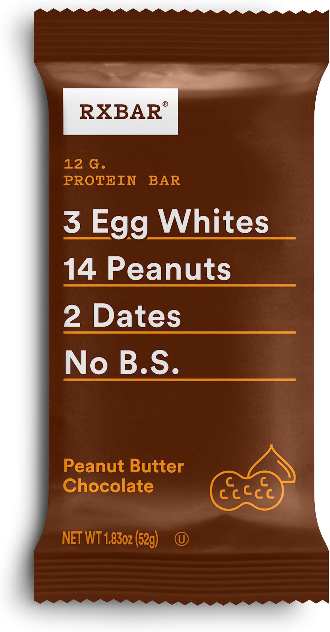 Rxbar Protein Bar Chocolate Peanut Butter, 1.83 Oz