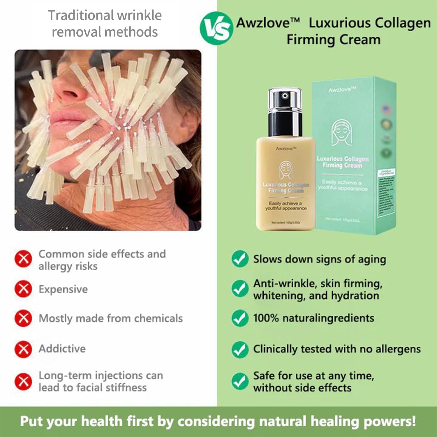 Awzlove Luxurious Collagen Firming Cream,Advanced Firming Cream,Intensely firming and moisturizing skin (2)