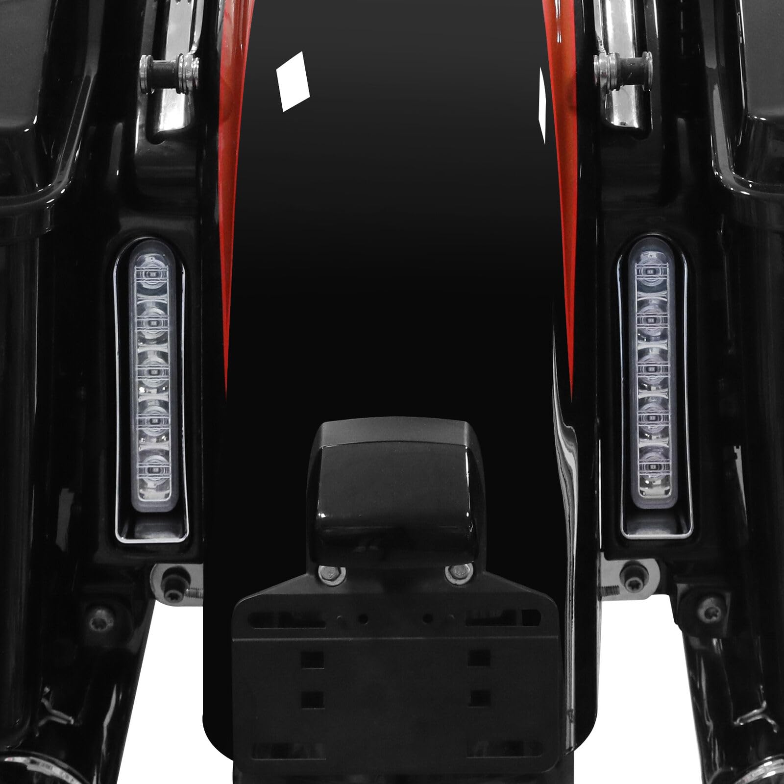TCMT Satteltaschen LED-Einsätze Stützlicht passend für Harley 2014–2024 Ultra Limited 2020–2024 Road Glide Limited FLTRK 2014–2019 Electra Glide Ultra Classic