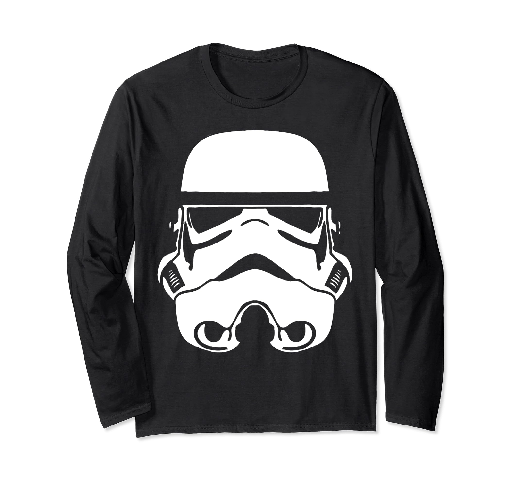 Star Wars Stormtrooper Classic Helmet Long Sleeve T-Shirt, Black