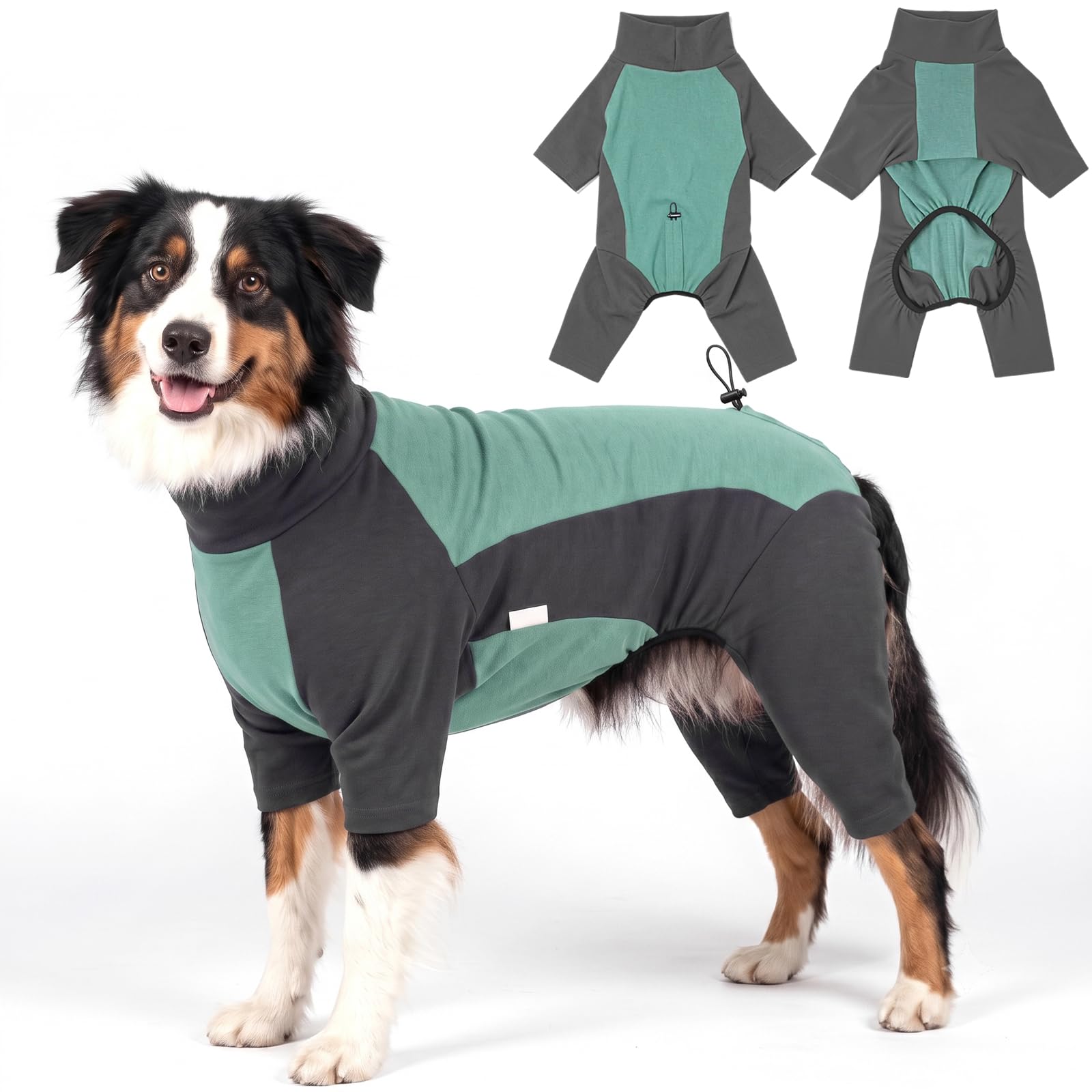 Dog Fleece Coat with Legs Winter Windproof