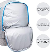 ToCi 16 Literes Hűtőhátizsák - Hőszigetelt Táska Kiránduláshoz, Kempingezéshez, Túrázáshoz, Piknikezéshez - Könnyű, Összecsukható 6