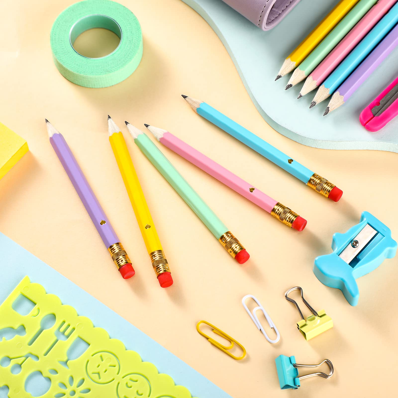 Amazon.com : Nezyo 80 Pcs Mini Golf Pencils with Eraser 2 HB 4