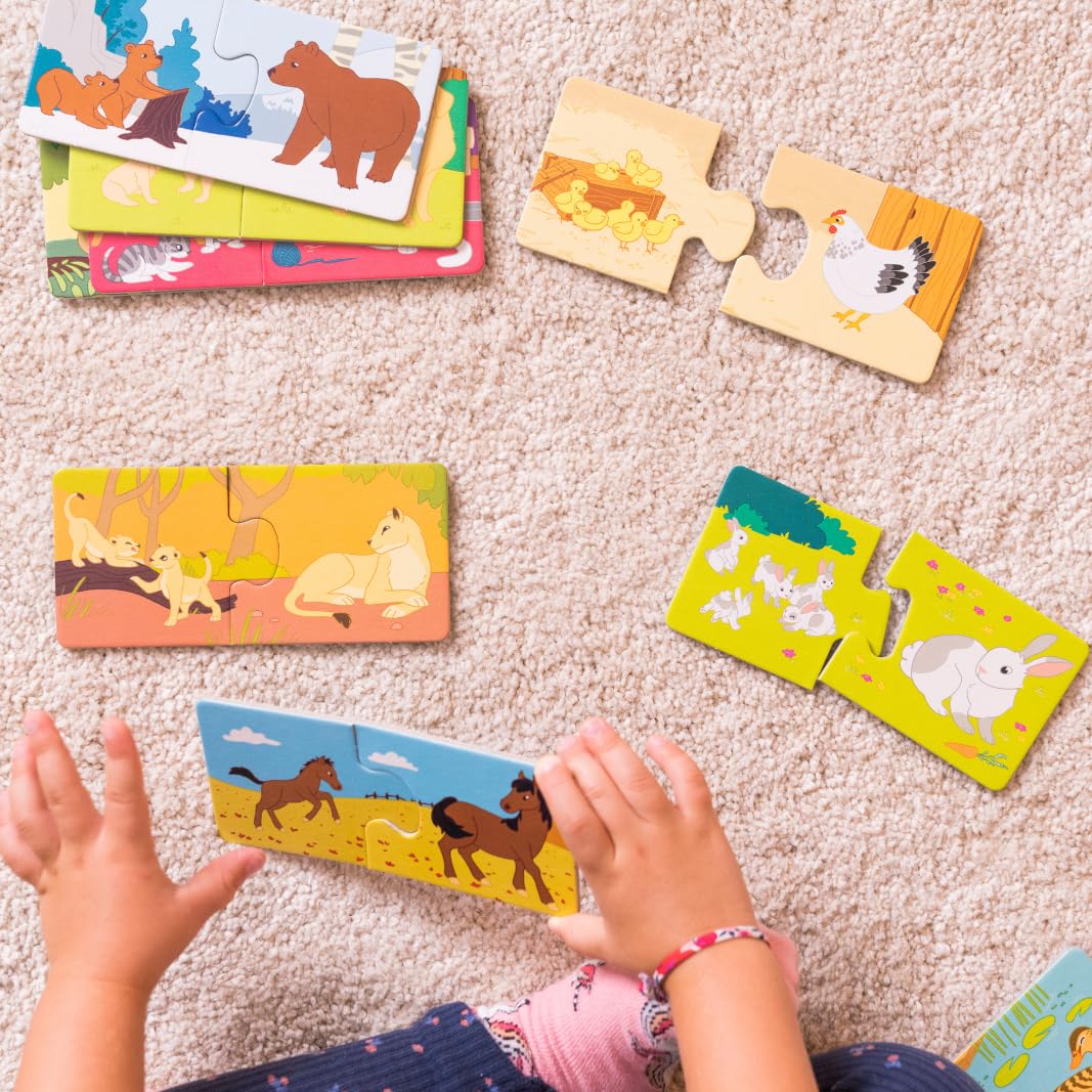 Ravensburger Maman et Ses Petits – Jeu d’Association Animaux dès 2 Ans – Puzzle éducatif Auto-correctif – Développe Le langage et l’Observation - 3