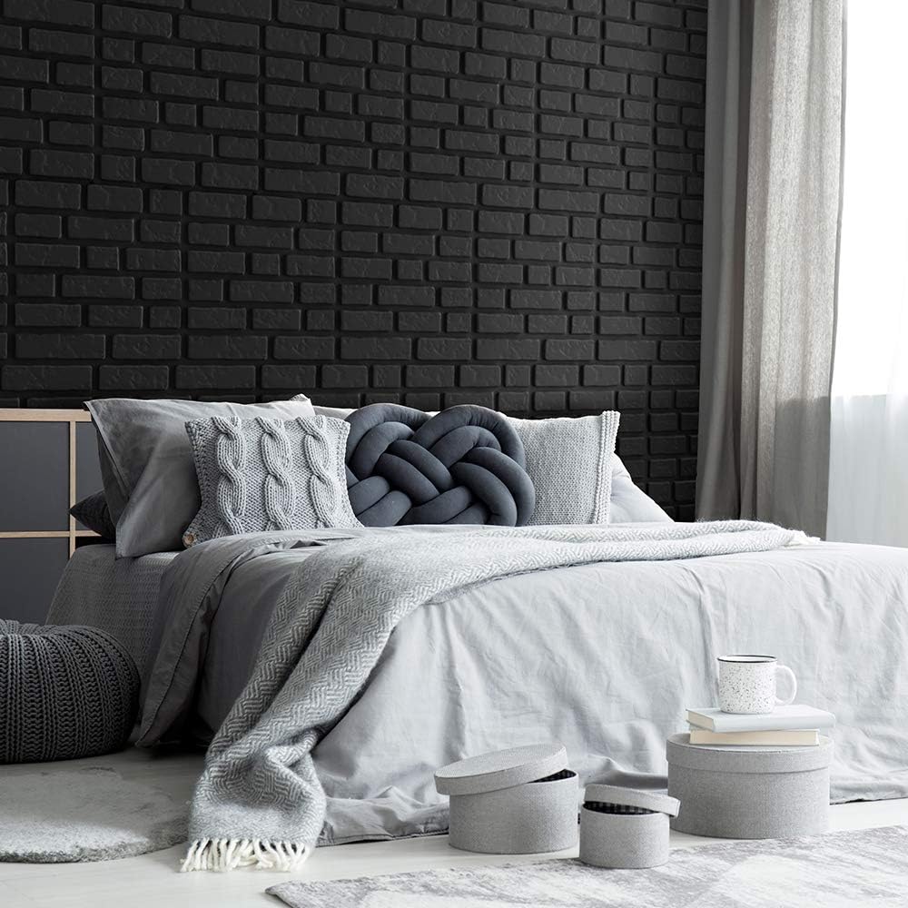 3D Decorative Panels Wall Forms 32.9 ft2 / (12 Panels of 50×50 cm / 19.6×19.6 in) (Bricks)