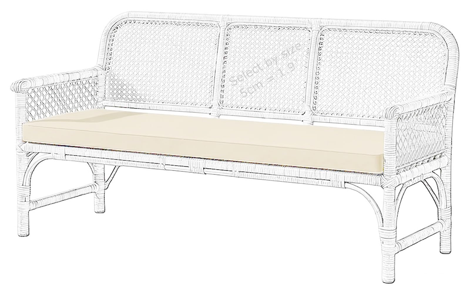 Iliemao Beige Outdoor Bench Cushion Waterproof 80% 48X18 54X18 48 X 16 44 X 18 48X20 40X18 36X14 60 Inch With Filling, Comfortable Cushion For Patio Porch Swing Garden Furniture(,120X50 Cm 47X20 In)