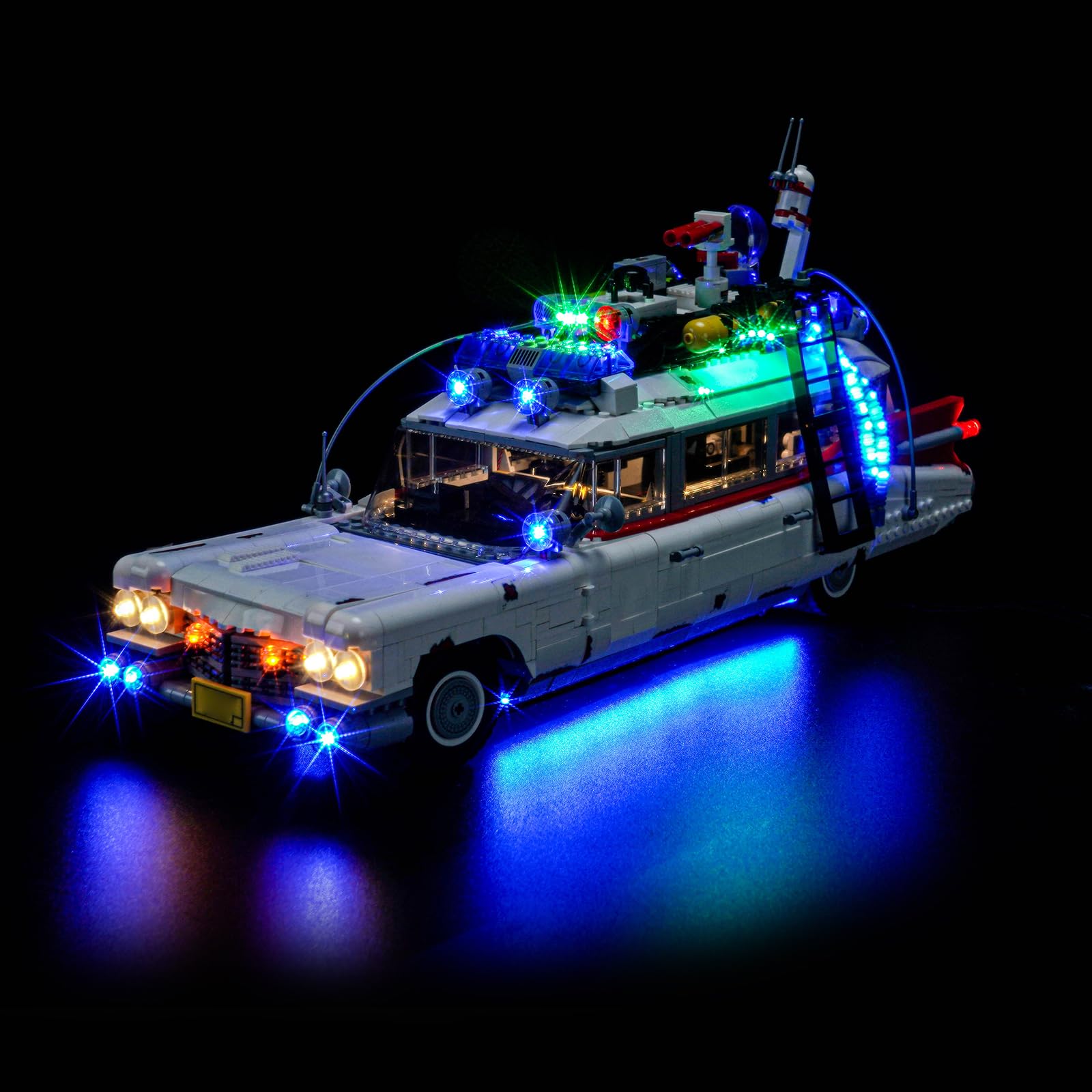 Lighting kit Compatible with Lego 10274 Ghostbusters ECTO-1 Icons - No Model Only Light, LED Accessories Compatible with Lego 10274 Ghostbusters Car (Customized Version)