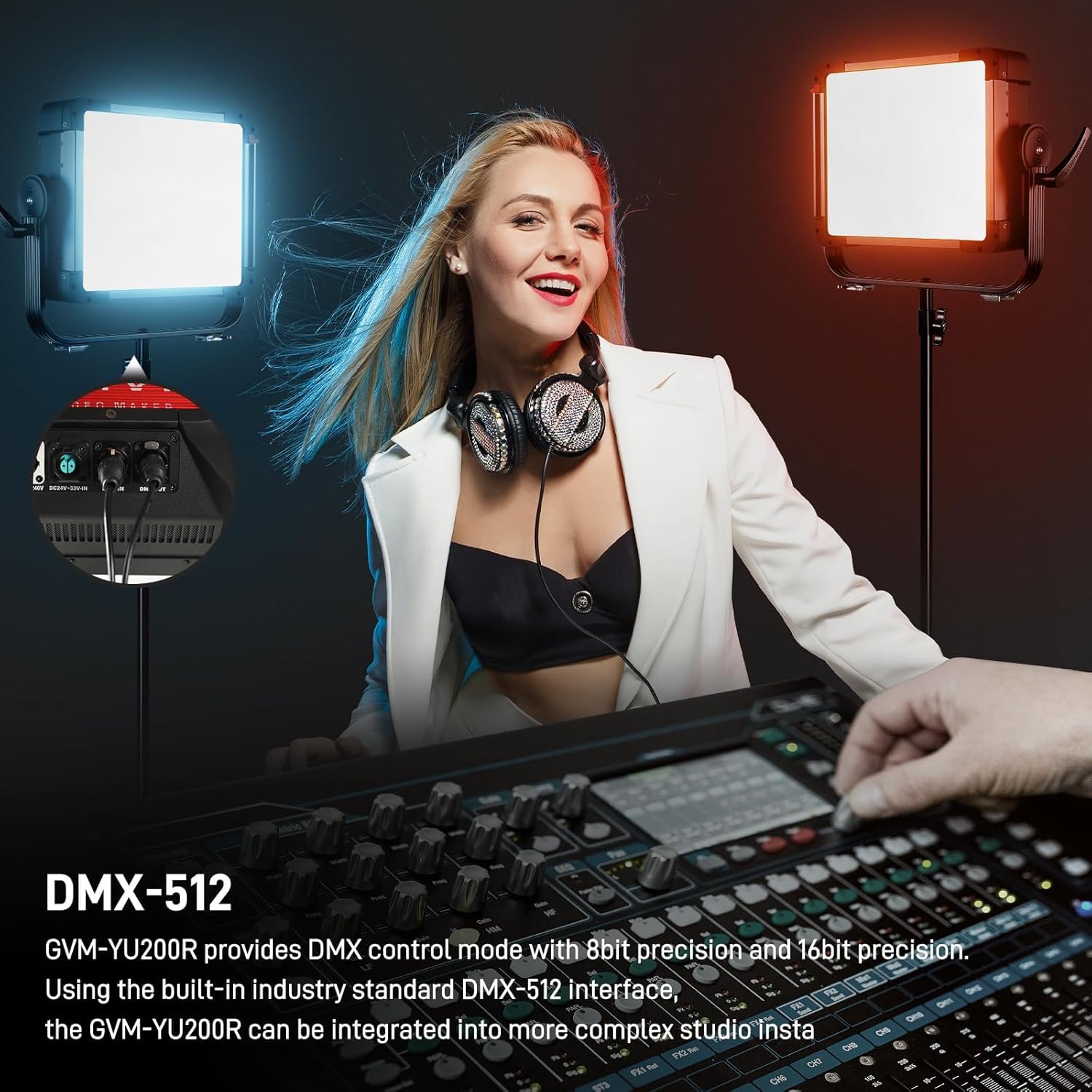 Amazon.com : GVM 250W LED Video Light Panel, Photography Lighting
