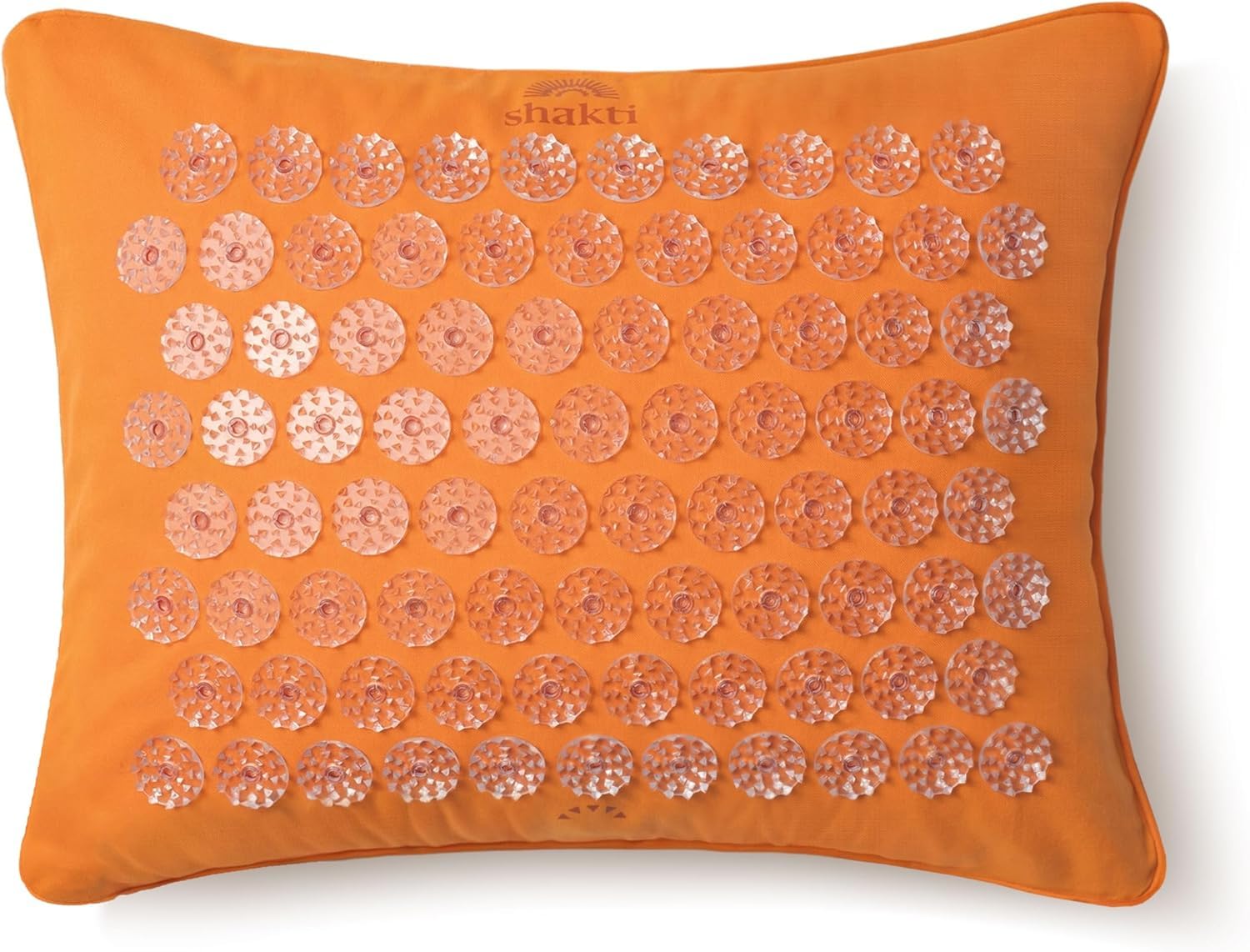 ShaktiMat Premium Acupressure Pillow, Level 1 in Amber, Massage Muscles, Aid Sleep & Unlock Inner Tension | Similar to Acupuncture, No Needles Required
