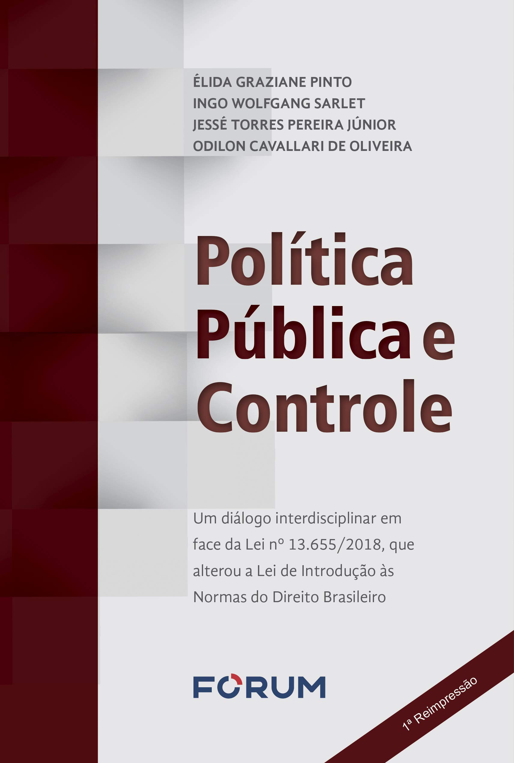 Capa de Política pública e controle - um diálogo interdisciplinar em face da lei n 13.655/2018