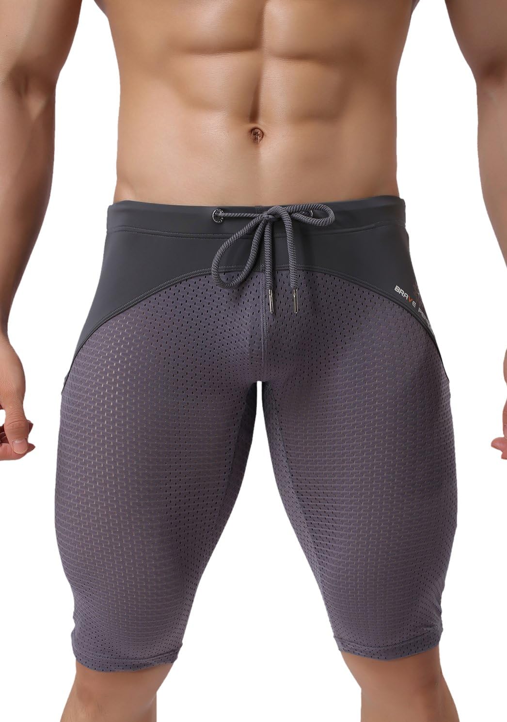 BRAVE PERSONMulti-Functional Men's Sports Shorts Used for Cycling, Running, Swimming, Gym 8019