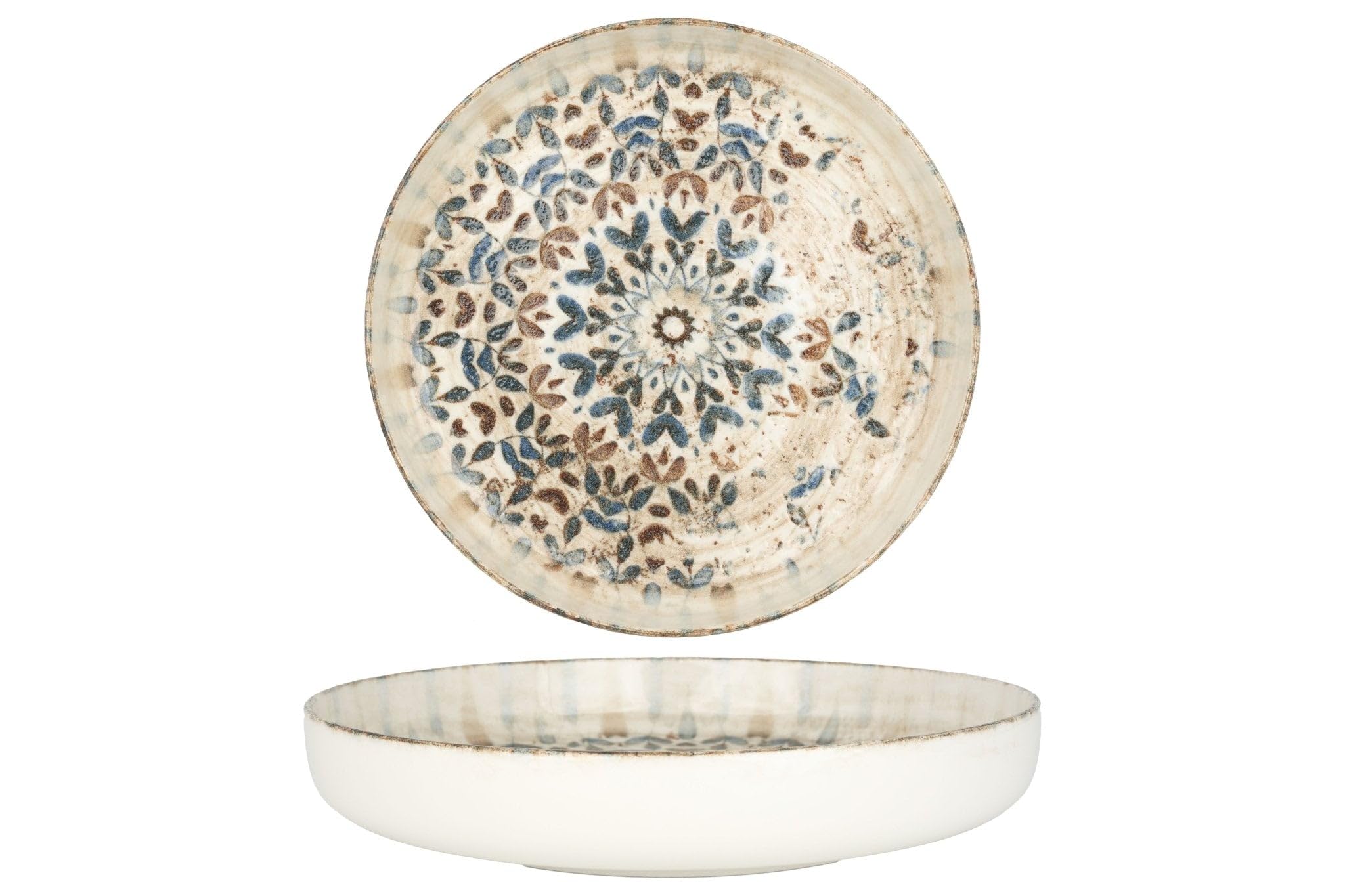 Rinart Zestaw obiadowy (średni) - Aztec - 24 sztuki - 6 Osób - Porcelana