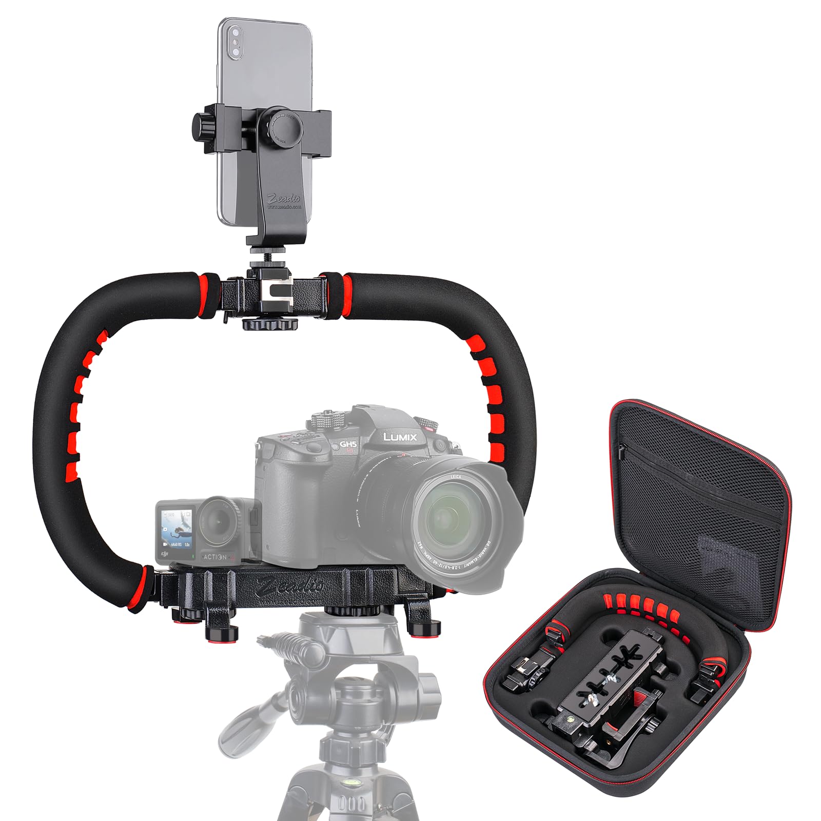 Amazon.com: Zeadio Handheld Stabilizer, Versatile Grip Rig with