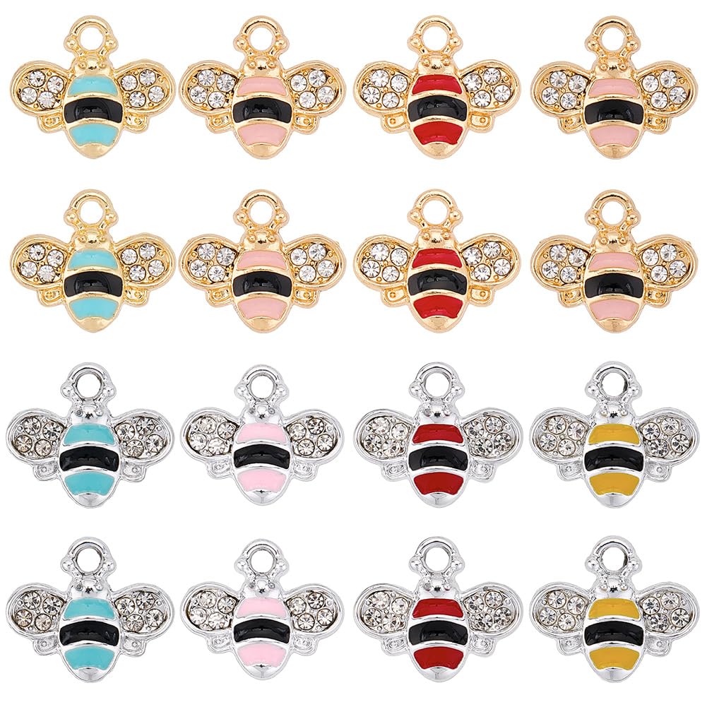 Breloques abeilles en vrac pour ateliers bijoux et loisirs créatifs