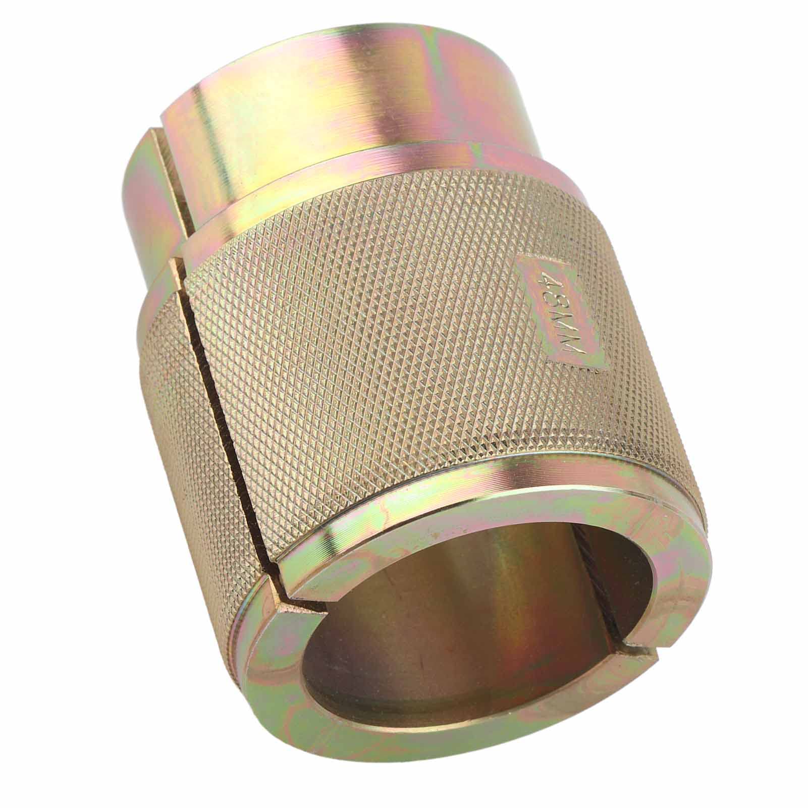 Strumento Driver Guarnizione Forcella, Strumento Driver Guarnizione Olio Forcella Moto Acciaio Al Carbonio Universale per Forcelle Rovesciate Convenzionali (48 mm)