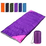 Camping Sleeping Bag for Adults Boys and Girls,Cold and Warm Weather-Summer, Spring, Fall, Lightweight, Waterproof Compact Bag for Camping Gear Equipment, Traveling, and Outdoors