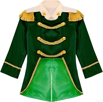 Royal Court Giacca Blazer Da Principe Uomo Con Decorazioni Oro Per Cosplay, Halloween E Discoteca - 3