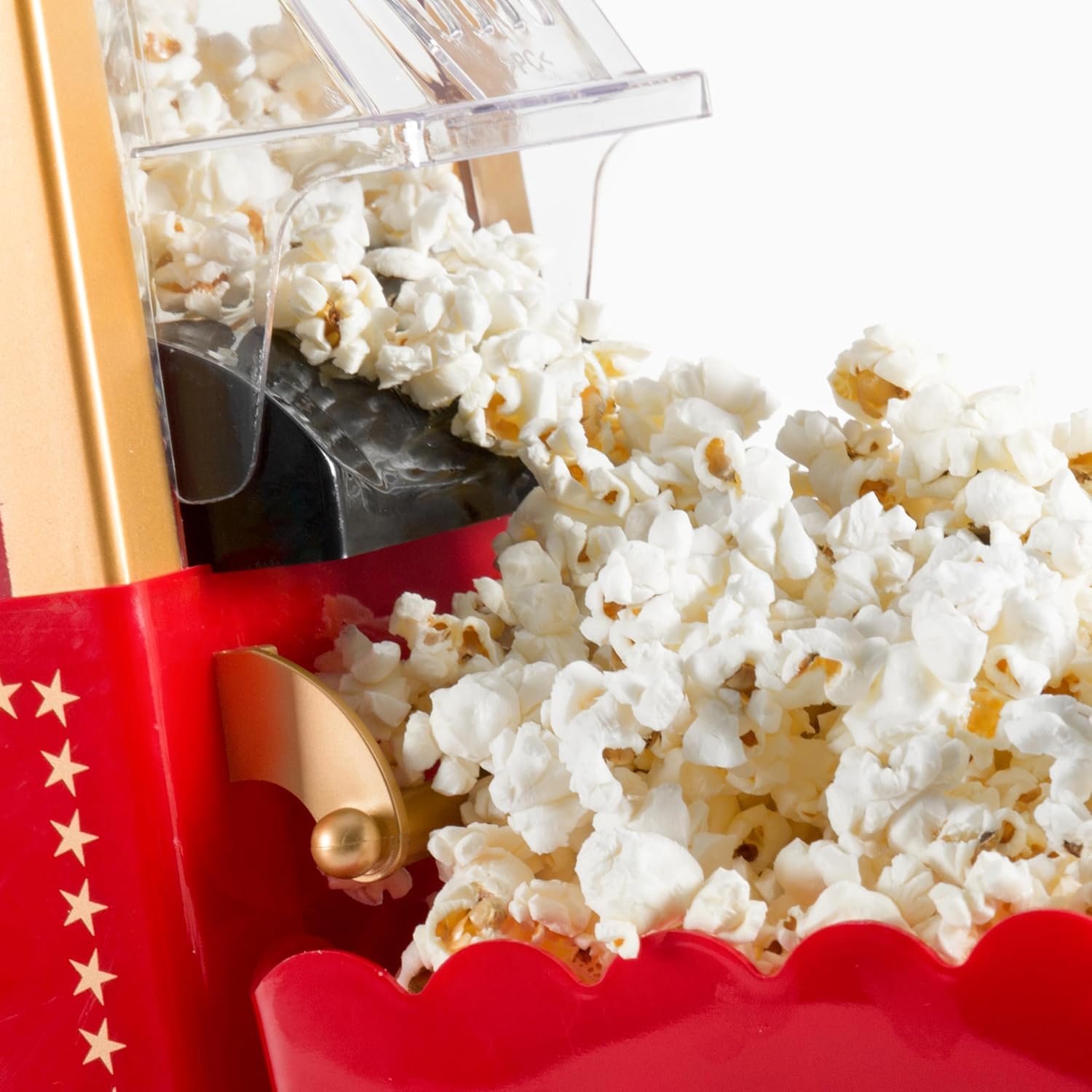 SA Products Máquina para hacer palomitas de maíz de carnaval, máquina para hacer palomitas de maíz Nostalgia, máquina para hacer palomitas de maíz con aire caliente de noche de película, máquina