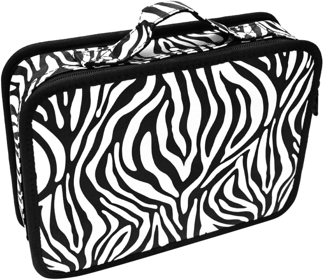 Ipetboom Barber Case Clipper Bag Hair Stylist Scissor Organizer Portable Storage Box with Textured Surface for Professional Hairdresser Use