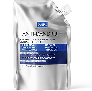 Anti Dandruff Shampoo Anti Fungal Dandruff Mens Shampoo | Medicated, Clarifying, Psoriasis & Biotin w/Salicylic Acid | For Dry, Itchy, Flaky, Irritated Scalp & Hair
