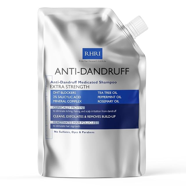 Anti Dandruff Shampoo Anti Fungal Dandruff Mens Shampoo Medicated Clarifying Psoriasis Biotin w Salicylic Acid For Dry Itchy