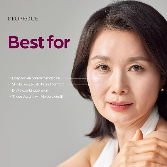 Deoproce SYN-AKE Intensive Wrinkle Care Cream 100g Brightening & Smoothing Facial Moisturizer with Peptide, Niacinamide & Adenosine Hydrating Korean Skin Care Made in Korea