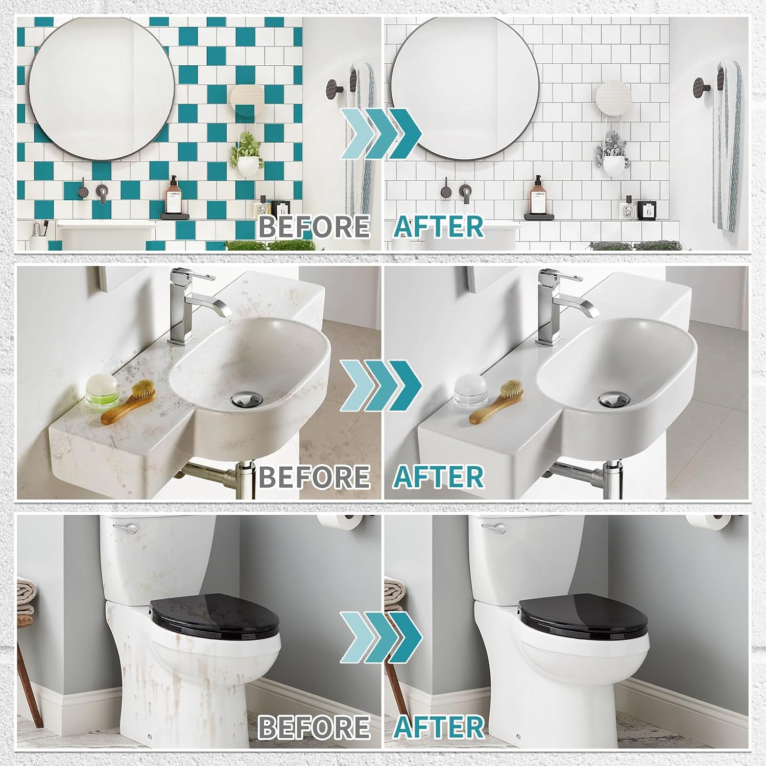 Revolutionary Tub and Tile Paint Kit — Semi-Matte White DIY Solution for Bathtubs, Tiles, Sinks, and Countertops — Eco-Friendly, Odorless, and No-Peel (White, 35 FL Oz)