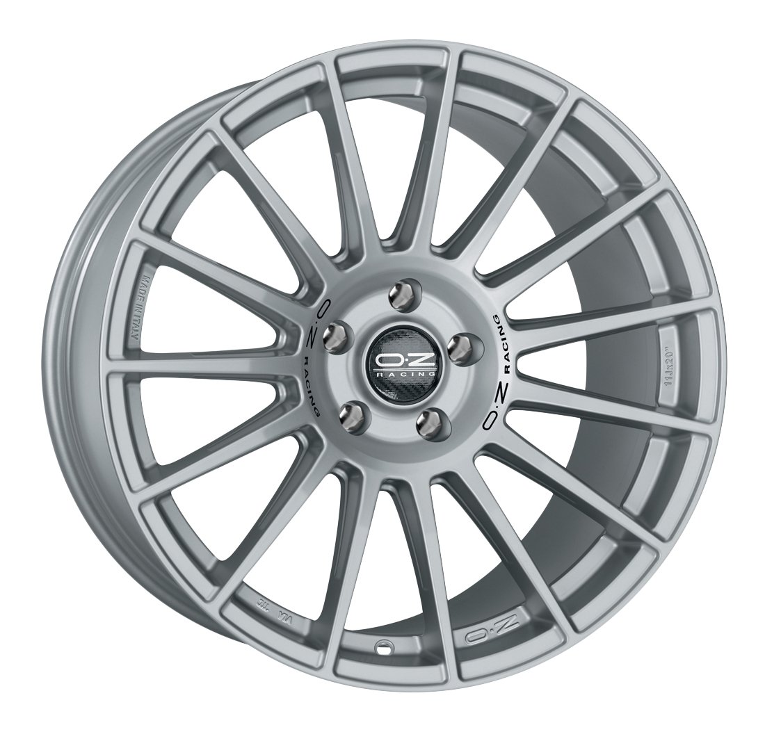 oz Superturismo Dakar argento opaco nero Lettering 8.5 x 20 ET30 5 x 112 foro mozzo 79 cerchi in lega