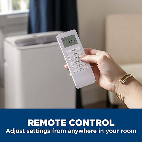 Vista 17 de GE Aire acondicionado portátil 3 en 1 con deshumidificador y ventilador, 9,000 BTU, refrigeración para habitaciones de 250 pies cuadrados, incluye