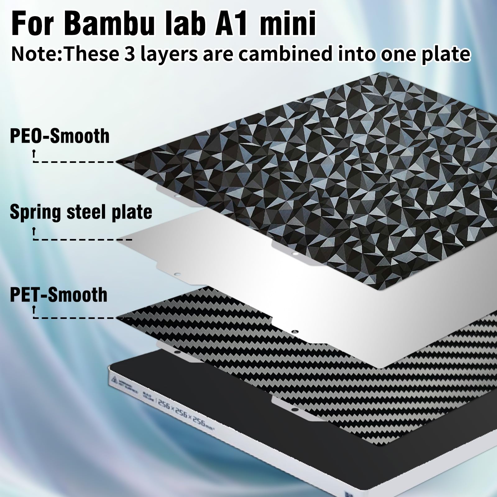 Amazon.co.jp: Wefuit PEO PETビルドプレート Bambu Lab A1 Mini