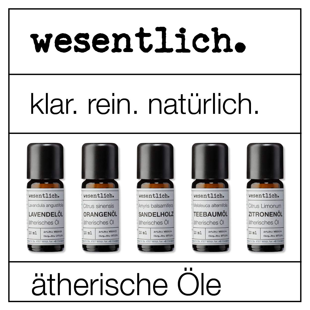 wesentlich ätherische Öle - Set No. 5 (Citrus)