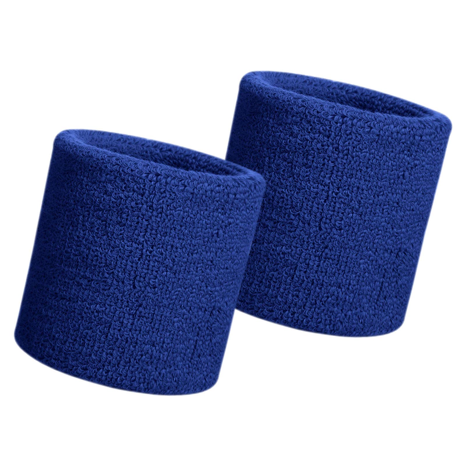 HANERDUN Sports Wristbands Sweat Wrist Sweatbands For Men And Women Terry Cloth Wrist bands Sweat For Gym Running Basketball Tennis Working Out โ image 1