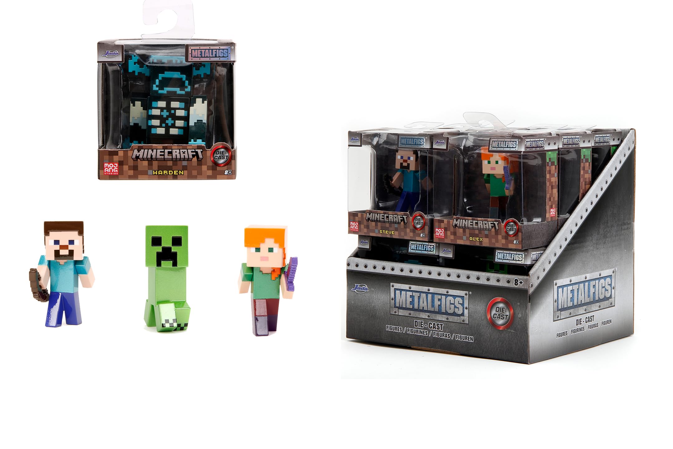 Minecraft Alex Jada 2.5 inch Metalfigs Brand New