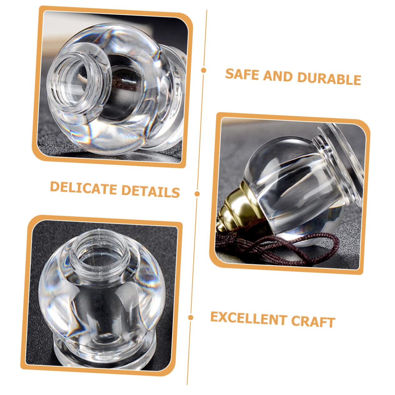 Cabilock 5pezzi Collana Diffusore Di Oli Essenziali Con Ciondolo Design Elegante Per Accessorio Versatile Per Ogni Occasione