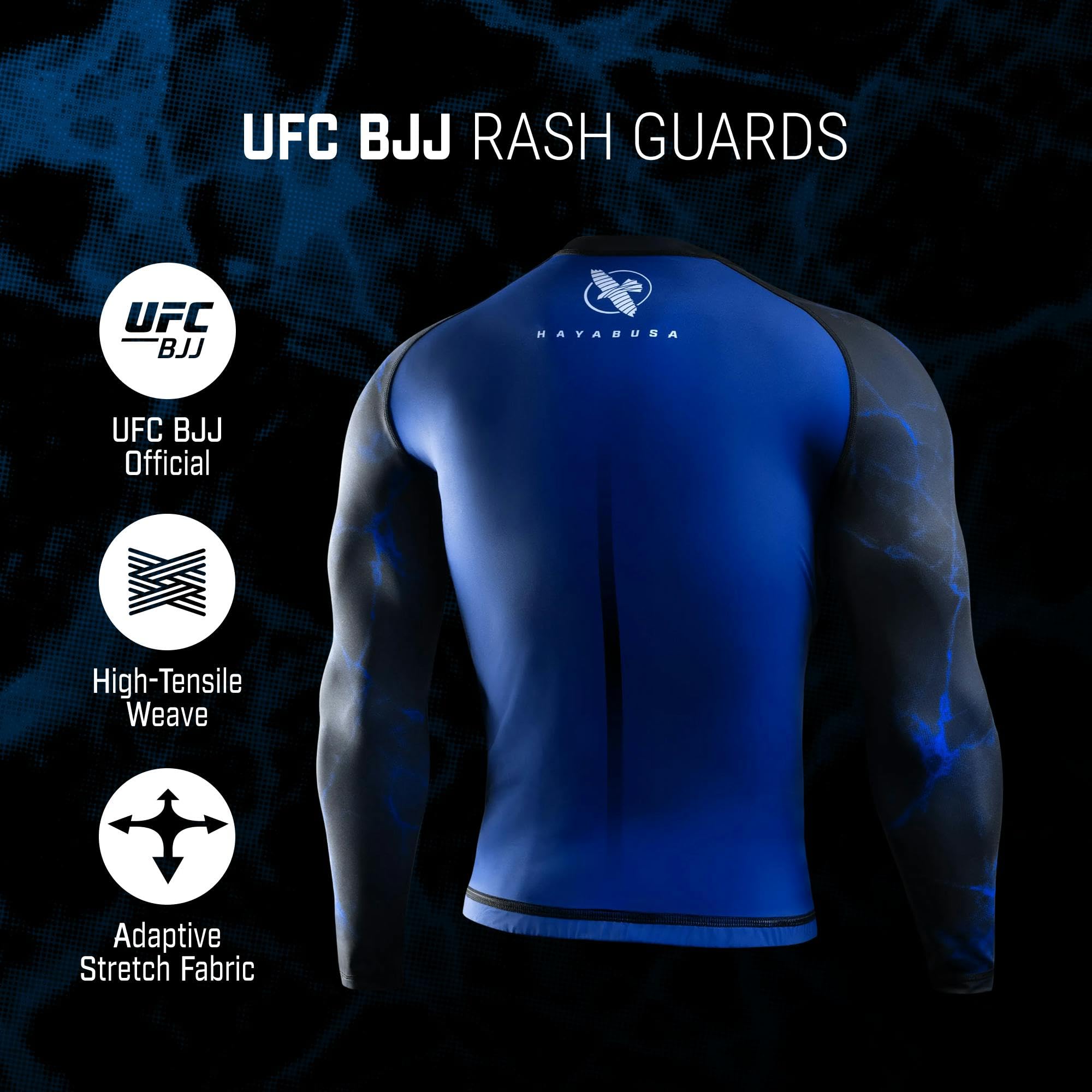 Hayabusa UFC - Rash Guard a maniche lunghe da uomo