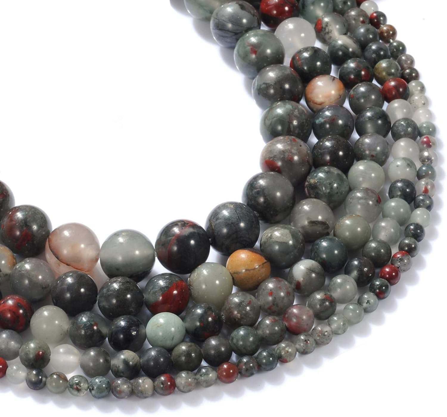 8MM 100% Natural Green Malachite Beads AAA Grade Green Gemstone Beads for Jewelry Making DIY Gifts for Women Girls (8mm, Natural Green Malachite)