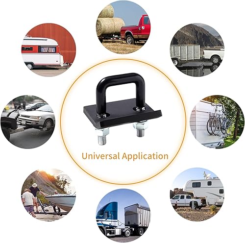 Miniatura 7 de Tensor de enganche, tensor de enganche antitraqueteo resistente para enganches de 1.25 pulgadas y 2 pulgadas, estabilizador de enganche recubierto