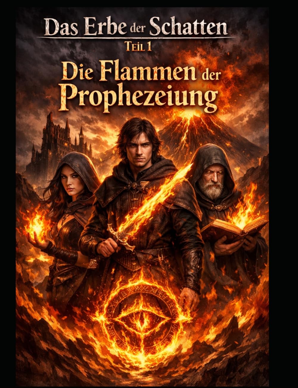 Das Erbe der Schatten: Die Flammen der Prophezeiung