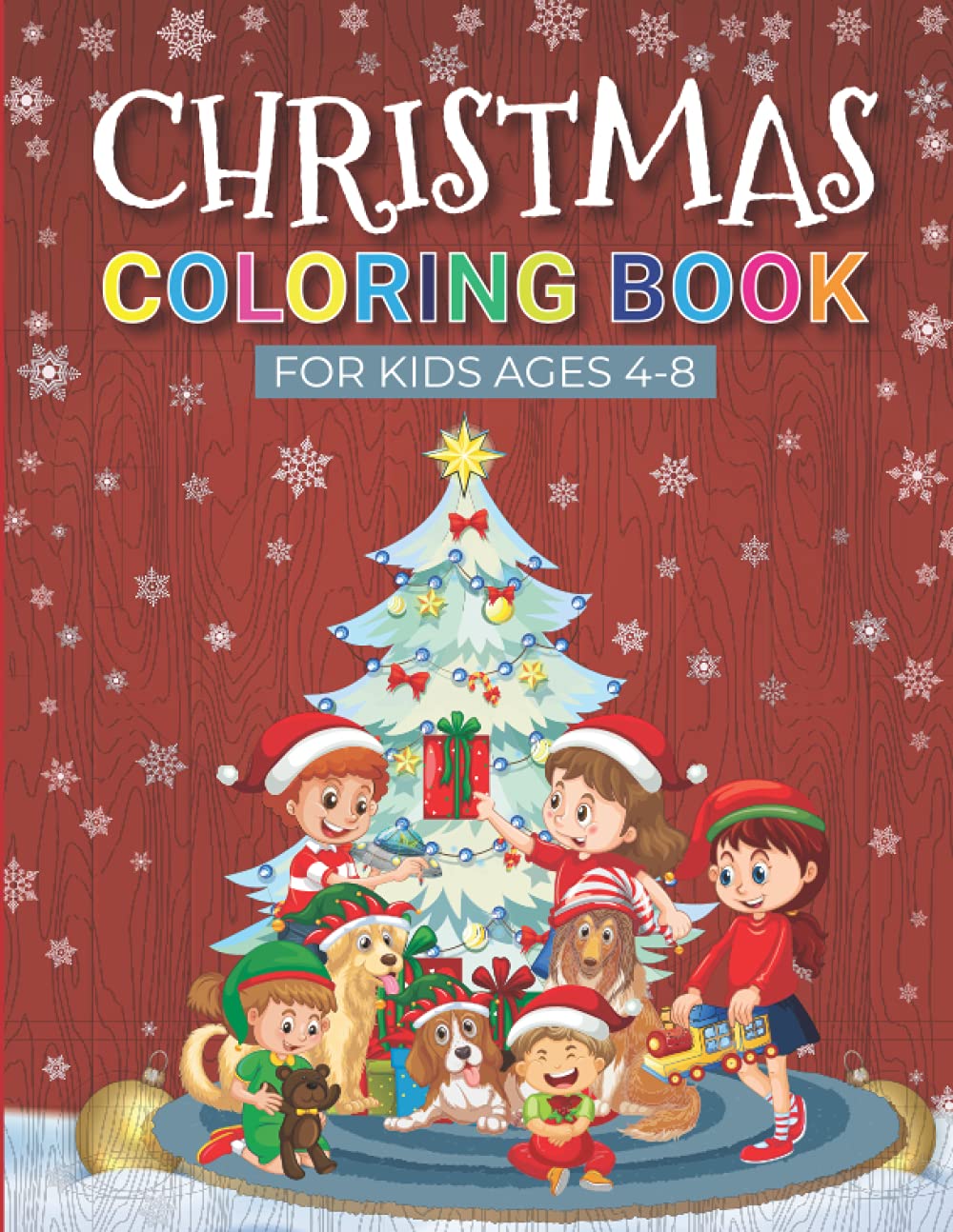 Christmas Coloring Book for Kids: Festive Coloring Book for kids aged 4 to 8
