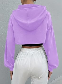 トップス PERVERZE Cropped Hoodie Knit Top Border PERVERZE＞MULTIPLE KNIT SLEEVE/ニットCROPPED HOODIE KNIT TOP/ニット