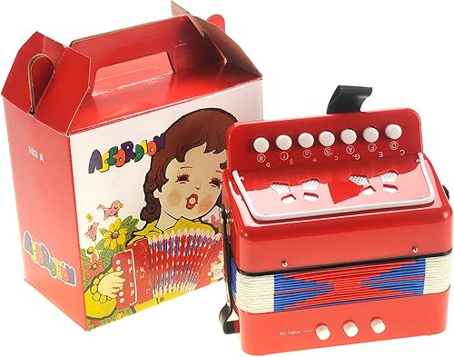 Miniatura 10 de PowerTRC Acordeón infantil  Instrumento musical  Música fácil de aprender  Instrumento para niños