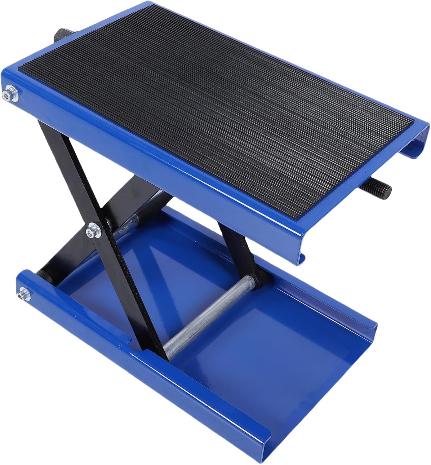 Aramox Motorcycle Scissor Lift Jack, Heavy Duty Iron, Adjustable Height 3.35-13.39 Inches, Ideal for Motorcycle Maintenance and Repairs