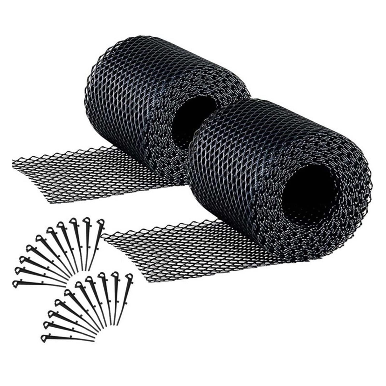 Con le fermate delle Foglie di Foglie di Copertura Mesh Anti -intasamento Easy Installa scarica Flessibile Compatible with la Protezione del gronda