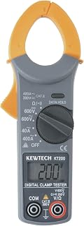 Kewtech KT200 Digital AC Clamp Meter 400A Measures Voltage Tester, AC Current, Resistance, Continuity, Grey