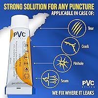Vista 2 de PVC Stitch Parche líquido + cordón Parche impermeable líquido superior para: inflables de PVC y vinilo, barcos, balsas, kayaks, lanchas de remo